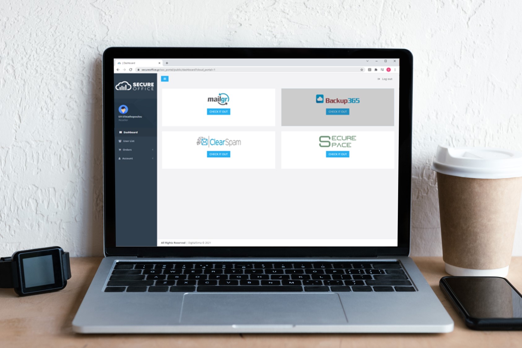 Secure Office Management Portal Cloud Services Portal